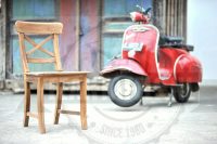 Teak stoel Mariotto kruis